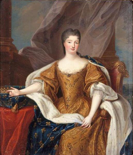 unknow artist Portrait Marie Anne de Bourbon as Princess of Conti